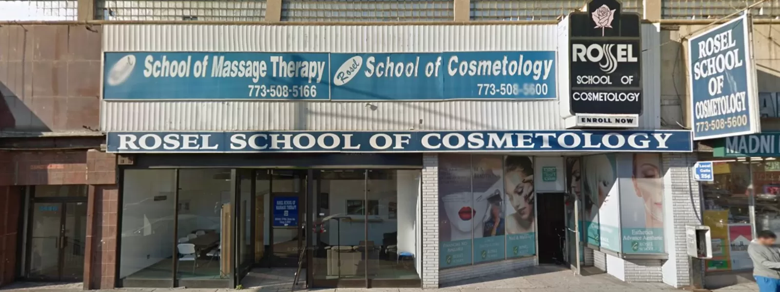 The old location of Rosel School of Cosmetology in Chicago